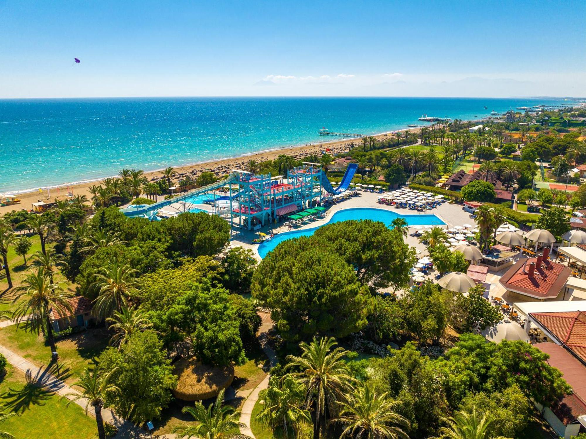 Asteria Family Resort Belek Antalya Exteriör bild Aerial view of the resort